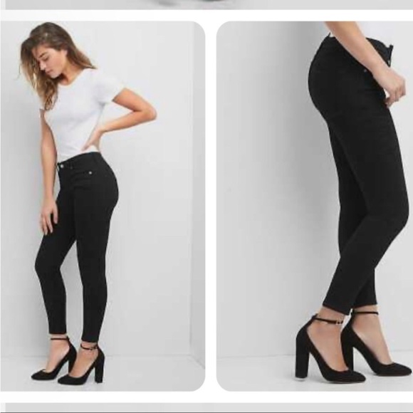 NWT! Gap 1969 EverBlack True Skinny Sculpt Jeans with Lycra Tech Multiple Size🩵 - Picture 2 of 6